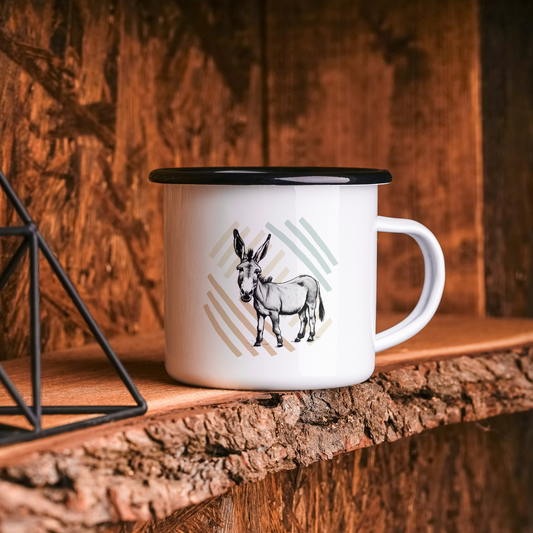 Emaille-Tasse - PARTNER IN CRIME