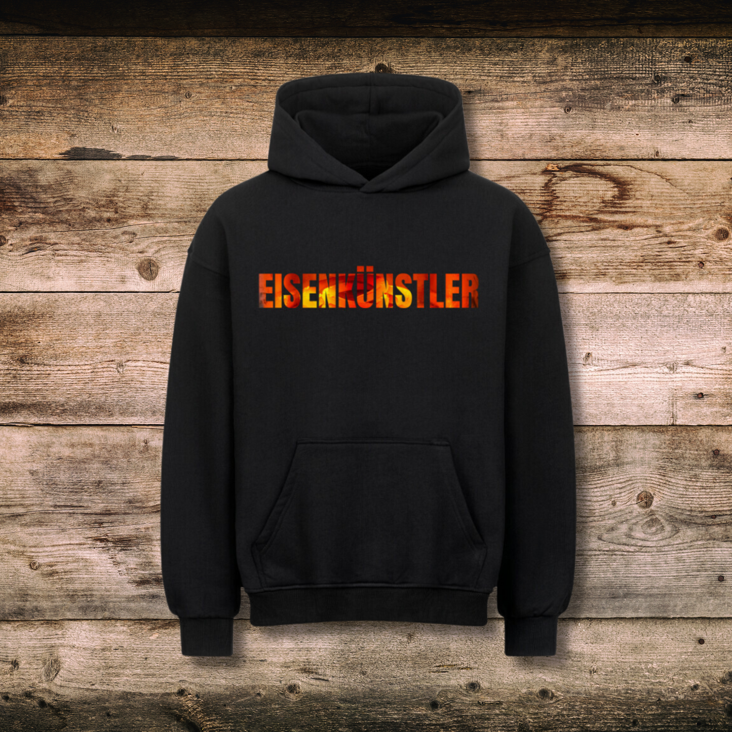 Oversized Herren-Hoodie - EISENKÜNSTLER