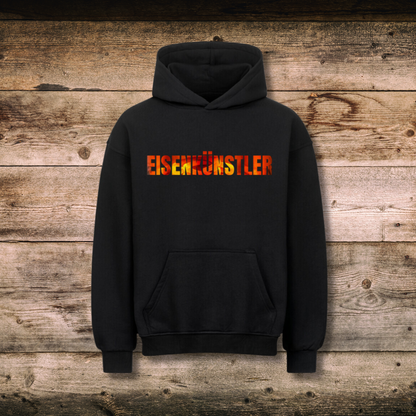 Oversized Herren-Hoodie - EISENKÜNSTLER