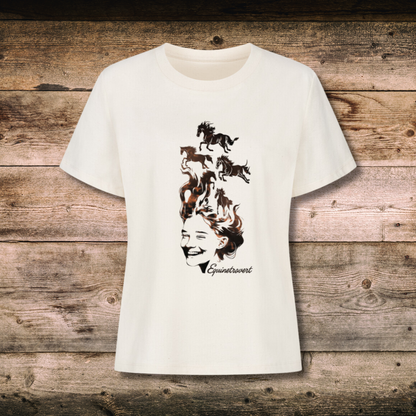 Organic Damen-Shirt - EQUINETROVERT