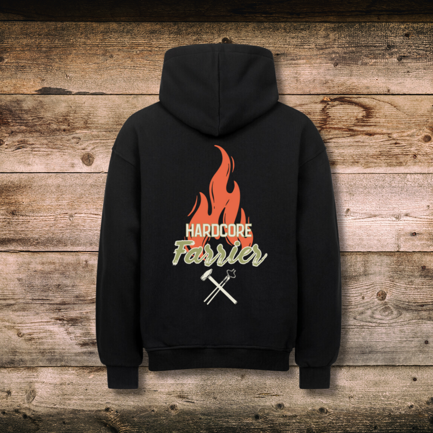 Oversized Herren-Hoodie - HARDCORE FARRIER