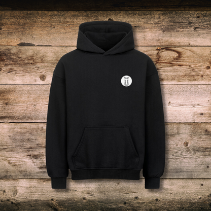 Oversized Herren-Hoodie - STEEDVIBES LOGO