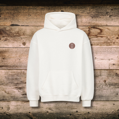 Oversized Herren-Hoodie - STEEDVIBES LOGO