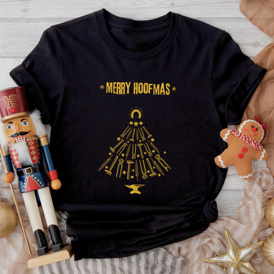 Mockup - Organic Kids Shirt HERRY HOOFMAS in Schwarz