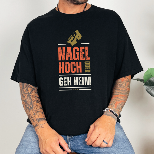 Oversized Herren-Shirt - NAGEL HOCH