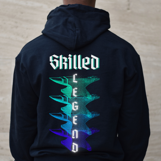 Oversized Herren-Hoodie - SKILLED LEGEND
