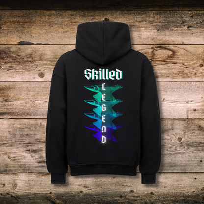 Oversized Herren-Hoodie - SKILLED LEGEND