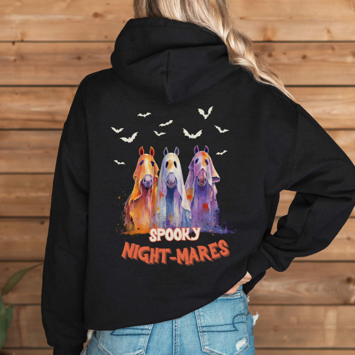 Oversized Damen-Hoodie - SPOOKY NIGHT-MARES