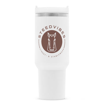 Thermobecher mit STEEDVIBES LOGO - vorne