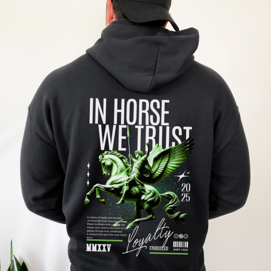Oversized Herren-Hoodie - TRUST